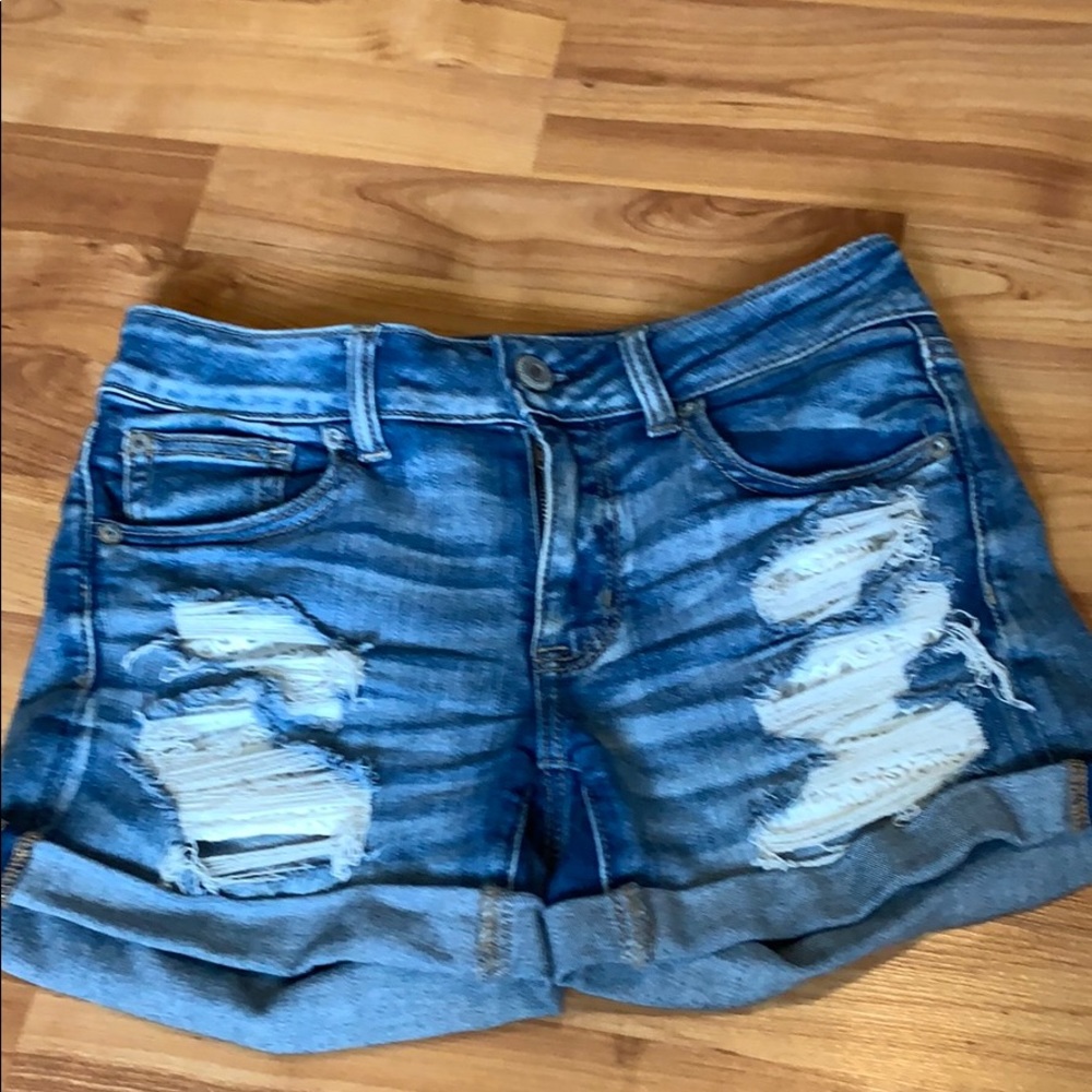 Ripped A&E Shorts
